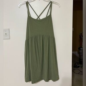 OLD NAVY ATHLETIC DRESS- OLIVE GREEN- XL